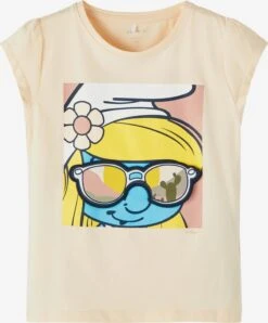 NAME IT Langærmede Toppe Bluser & T-shirts Børn Creme