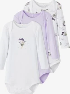 NAME IT Underdele Sparkedragt/Body Børn Orkidee / Hvid