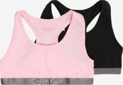 CALVIN KLEIN UNDERWEAR Underdele Bustier BH Børn Gammelrosa / Sort