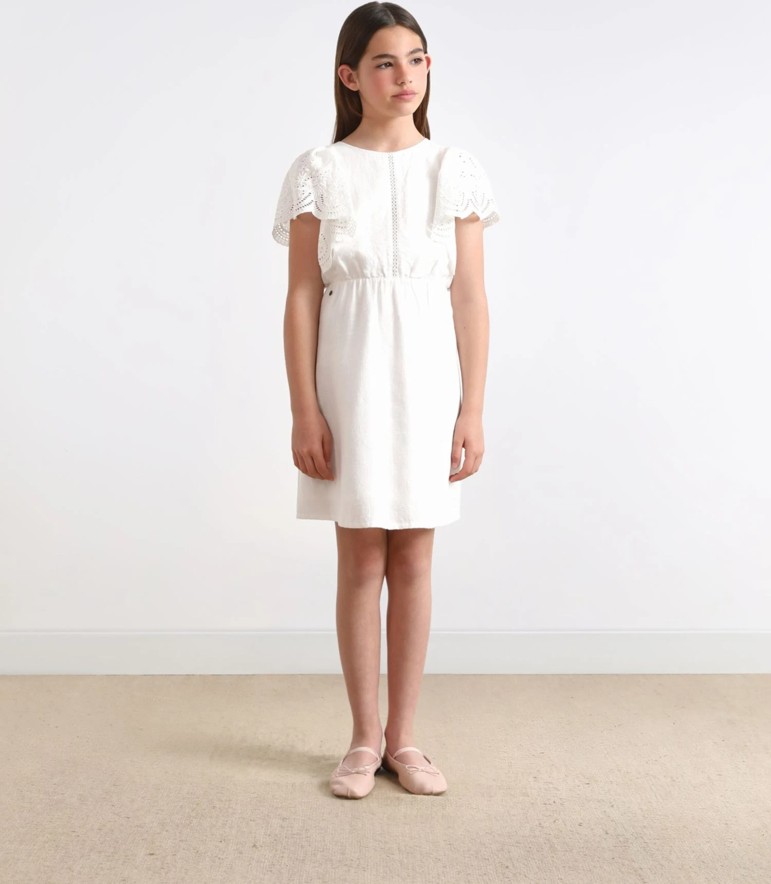 Scalpers Kjoler Kjole Roma Børn Hvid 3 Scalpers Kjoler Kjole Roma Børn Hvid - Billede 3