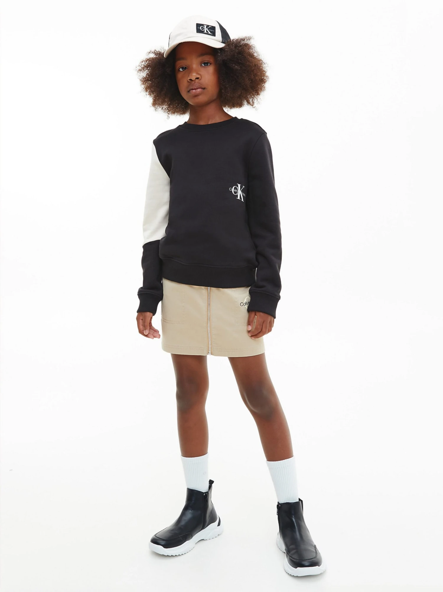 Calvin Klein Jeans Nederdele Nederdel Børn Sand 3 Calvin Klein Jeans Nederdele Nederdel Børn Sand - Billede 3