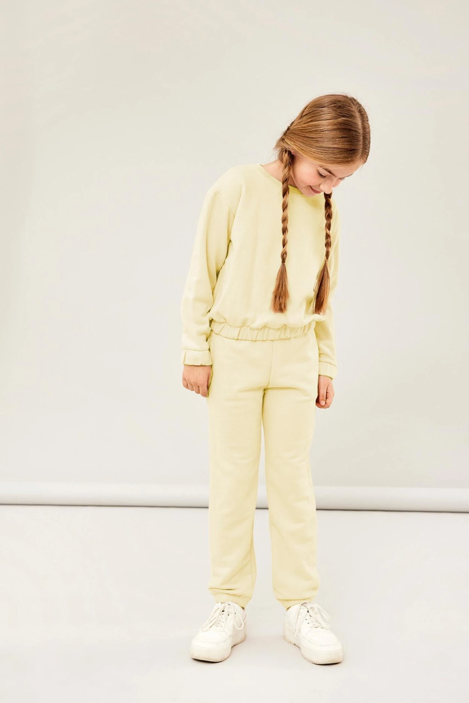 NAME IT Jeans Og Bukser Tapered Bukser Tulena Børn Pastelgul 4 NAME IT Jeans Og Bukser Tapered Bukser Tulena Børn Pastelgul - Billede 4