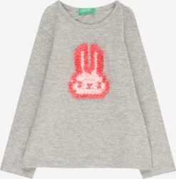 United Colors Of Benetton Langærmede Toppe Bluser & T-shirts Børn Grå-meleret
