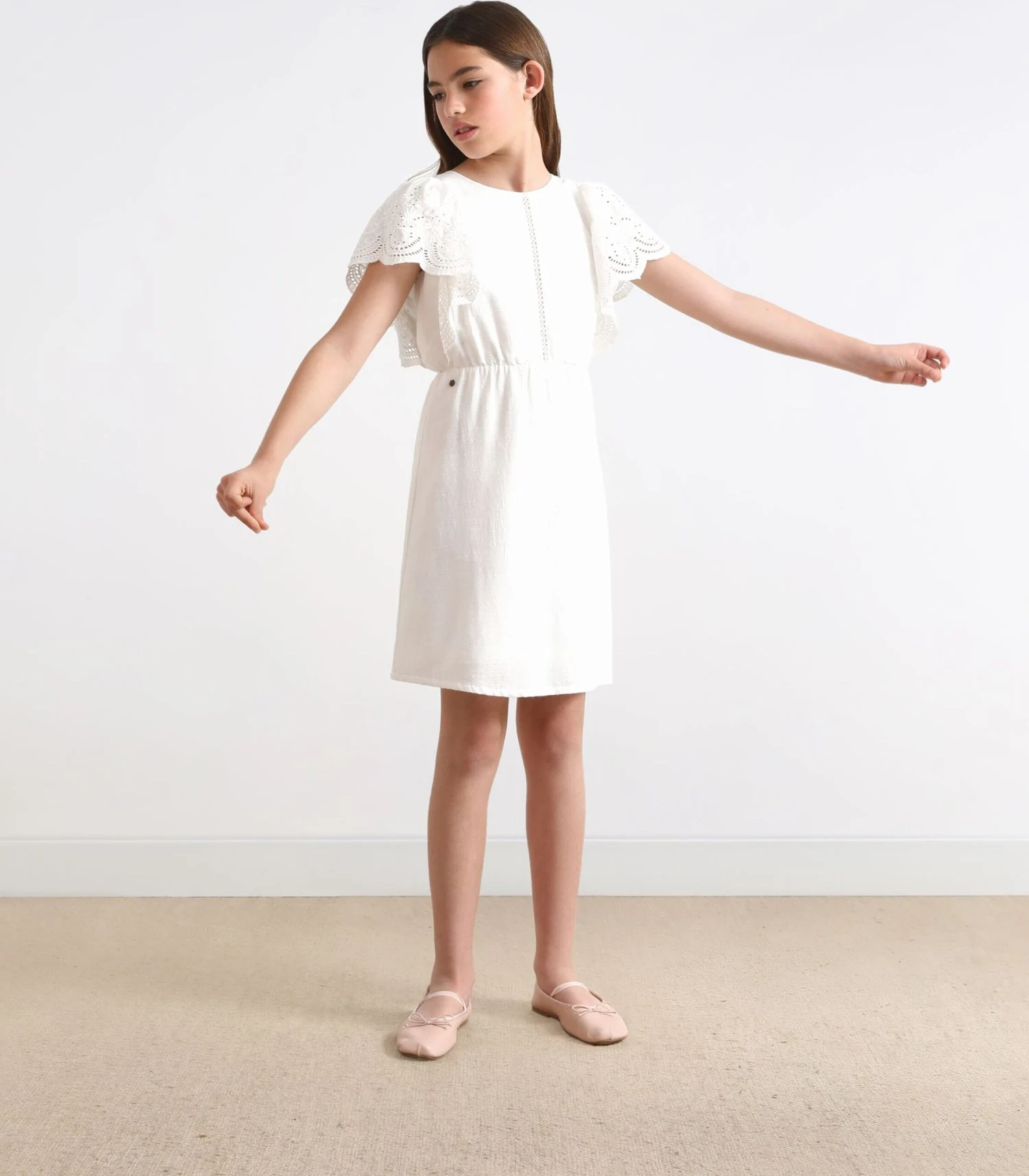 Scalpers Kjoler Kjole Roma Børn Hvid 4 Scalpers Kjoler Kjole Roma Børn Hvid - Billede 4