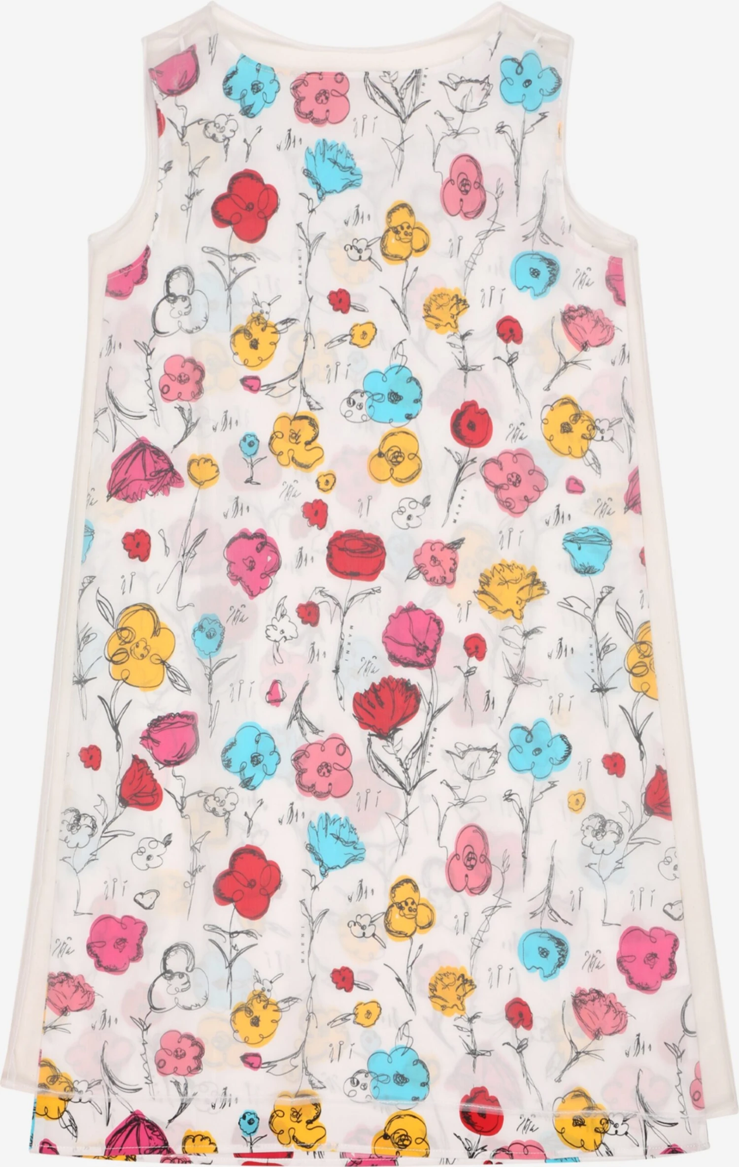 Marni Kjoler Kjole Børn Hvid 2 Marni Kjoler Kjole Børn Hvid - Billede 2